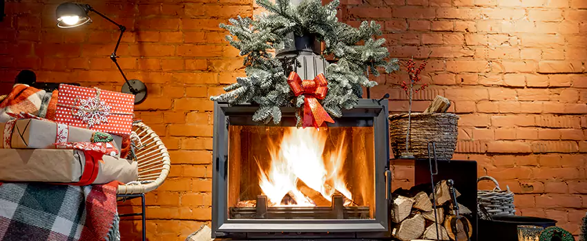 Travis Industries Linear Gas Fireplace Installation in Ellicott City, Maryland